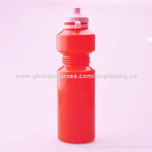 750ML Red Color Plastic BPA Free Water Bottle for Drinking